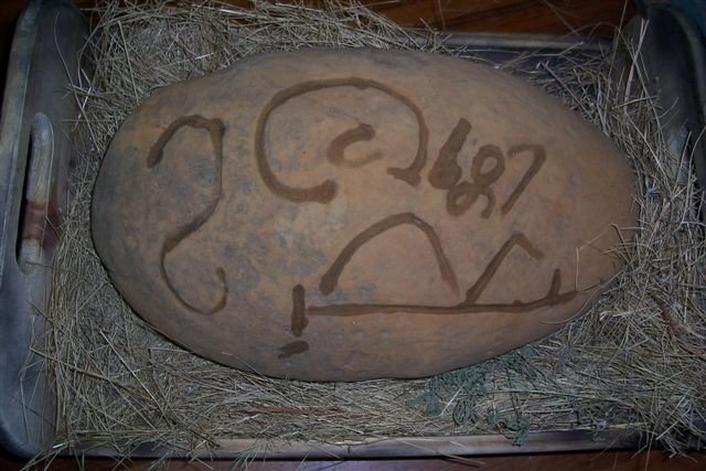 Sandstone petroglyph